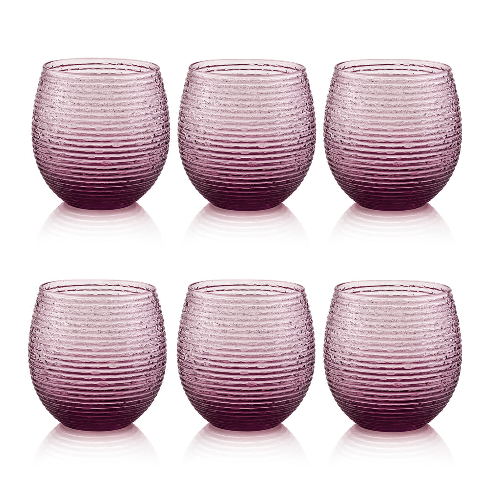 Multicolor Water Tumbler (Set of 6)
