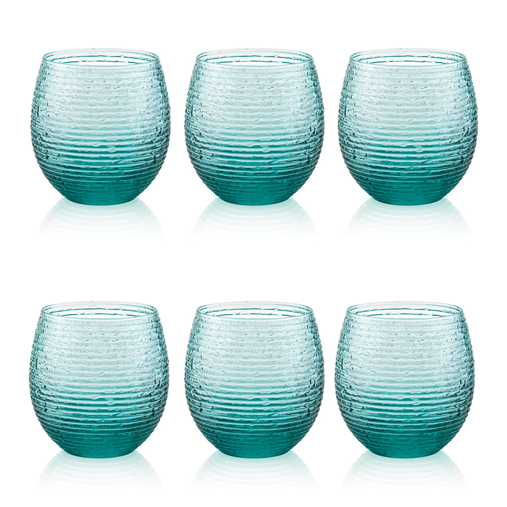 Multicolor Water Tumbler (Set of 6)