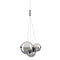 Random 4 Light Multipoint Pendant Light  option Chrome