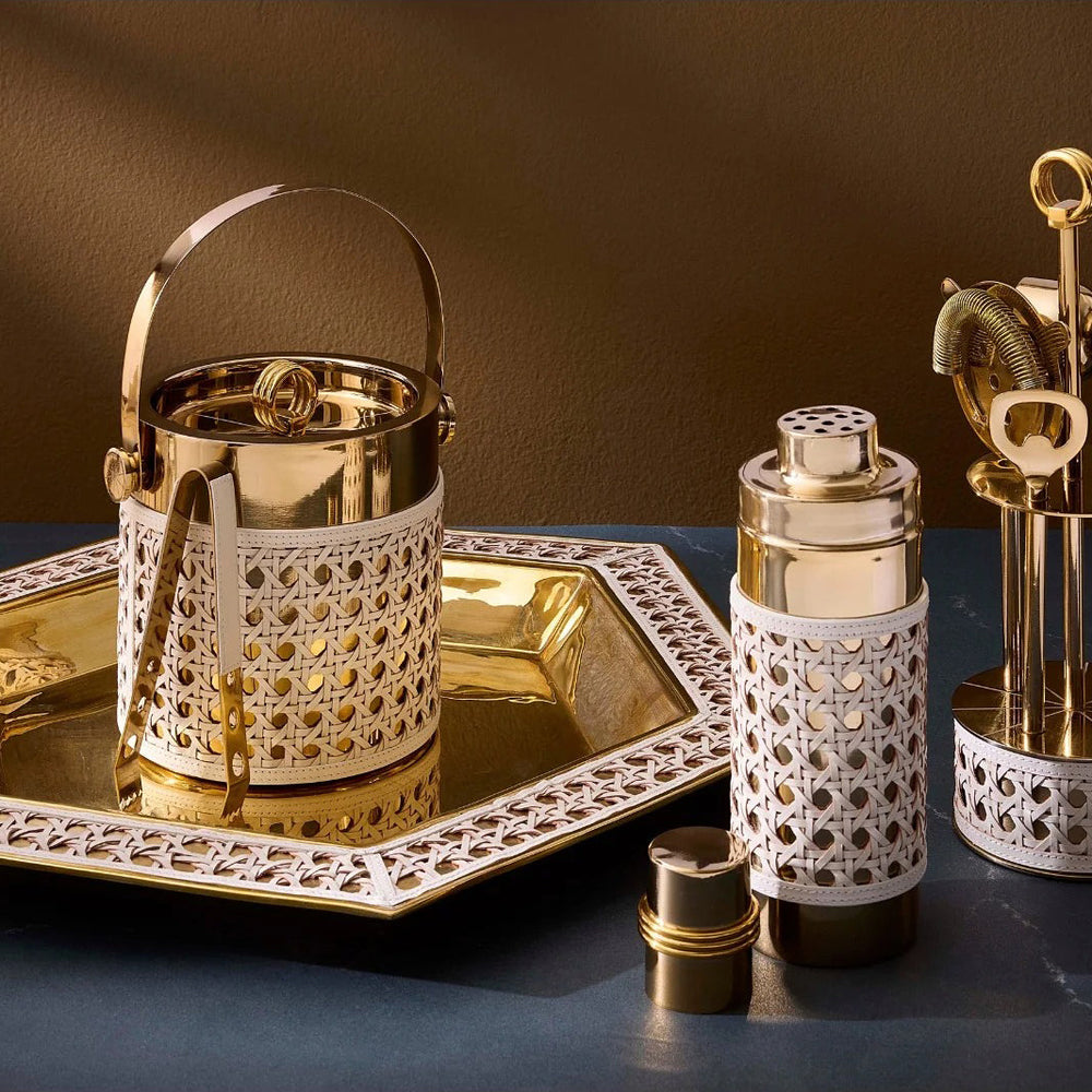 Basketweave Cocktail Shaker