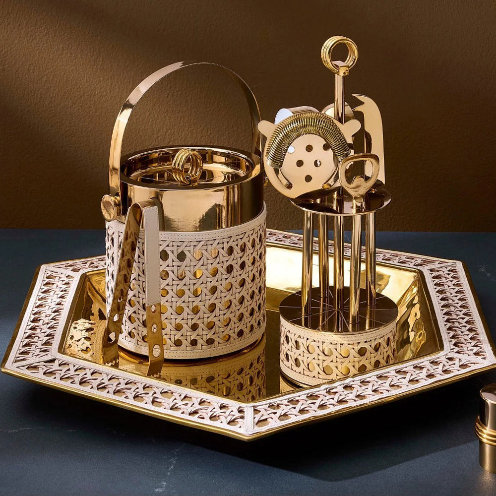 Basketweave Ice Bucket