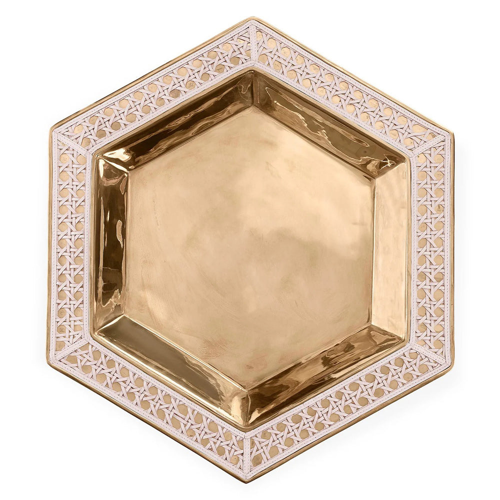 Basketweave Serving Tray