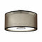 Saturnia Flush Mount  option Deep Patina Bronze