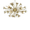 Sputnik Chandelier  option Antique Brass