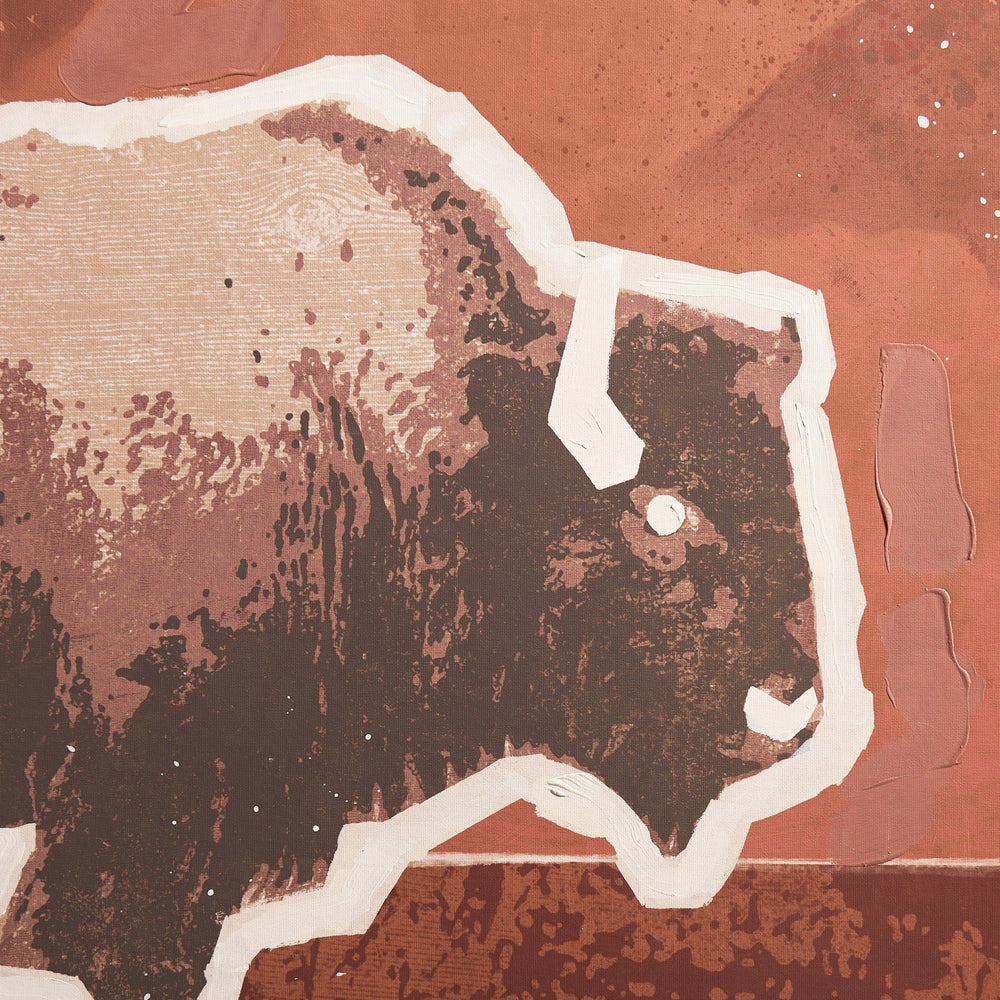 Buffalo Sunset Wall Art