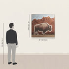 Buffalo Sunset Wall Art