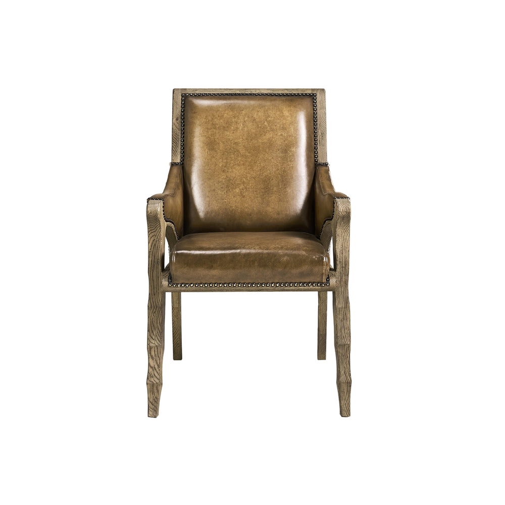 Echo Canyon Leather and Hide Armchair