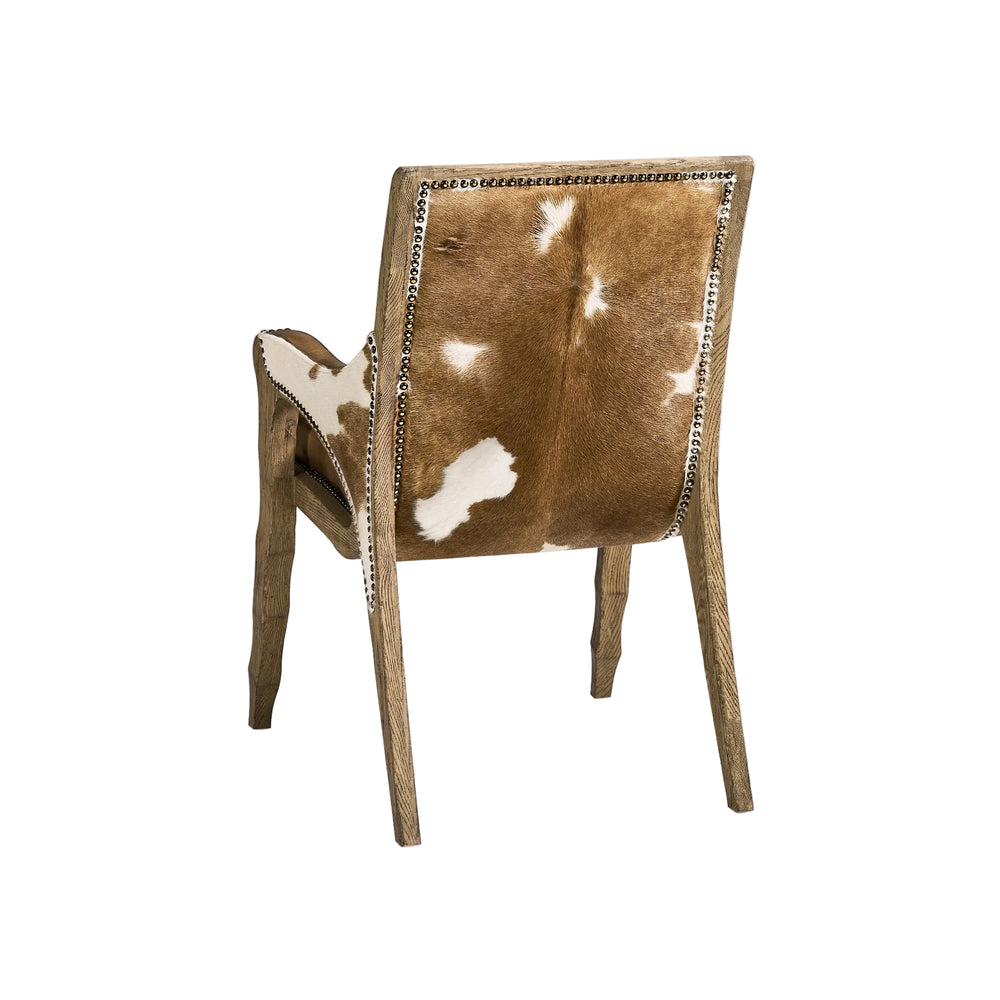 Echo Canyon Leather and Hide Armchair