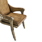 Echo Canyon Leather and Hide Armchair