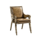 Echo Canyon Leather and Hide Armchair