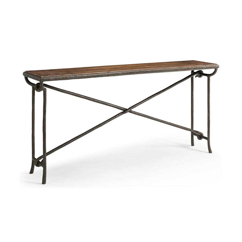 Forge Iron Console Table