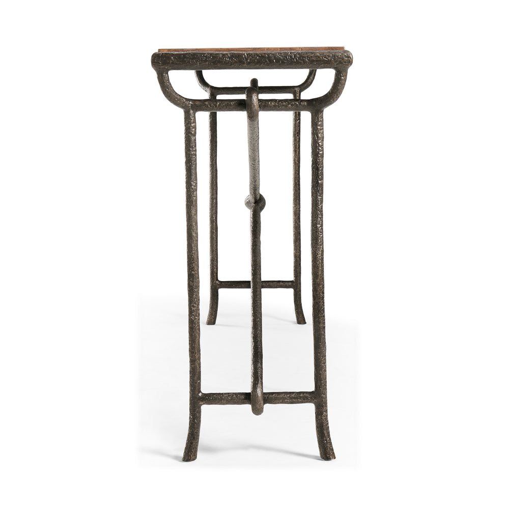 Forge Iron Console Table