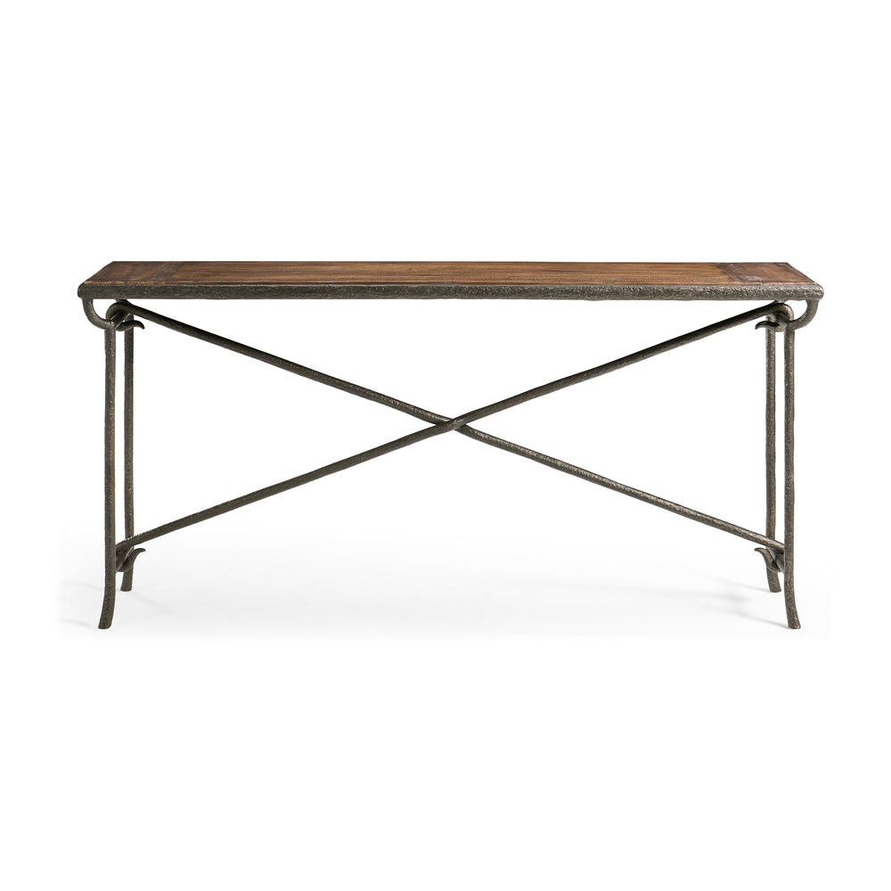 Forge Iron Console Table