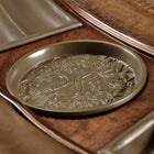 Mahogany Round Poker Table