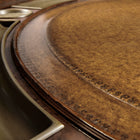 Mahogany Round Poker Table