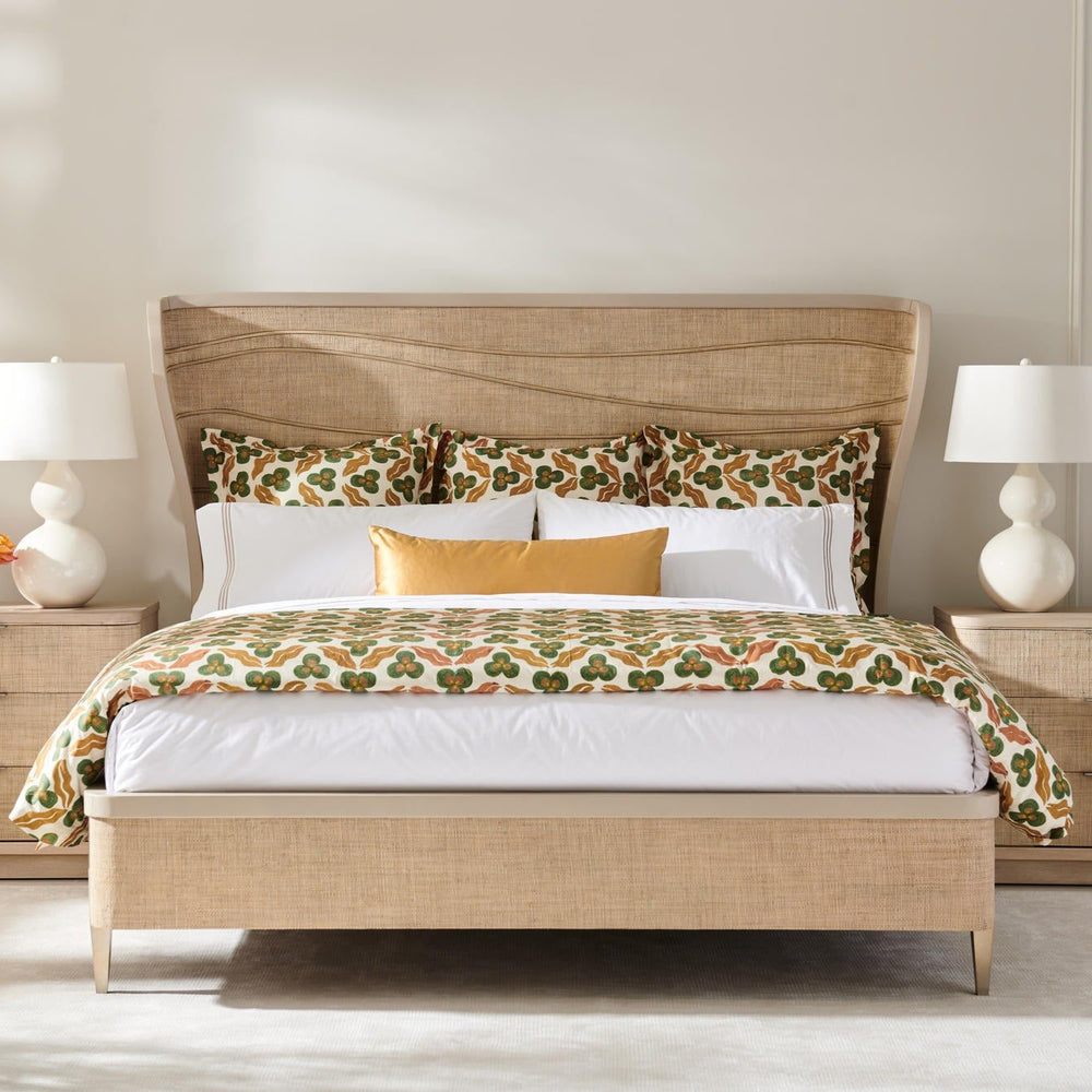 Seiche Woven Wing Wave King Bed