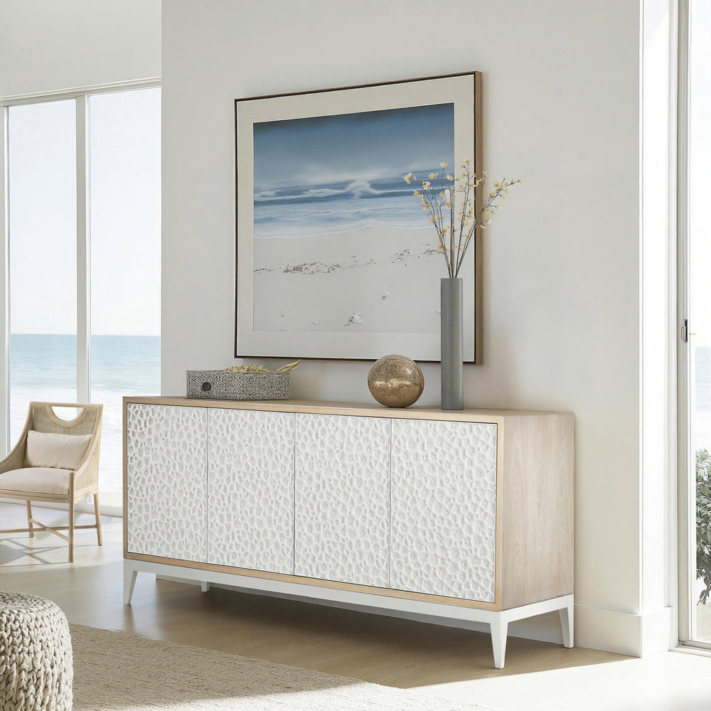 Water Pelagic Sculpted Credenza
