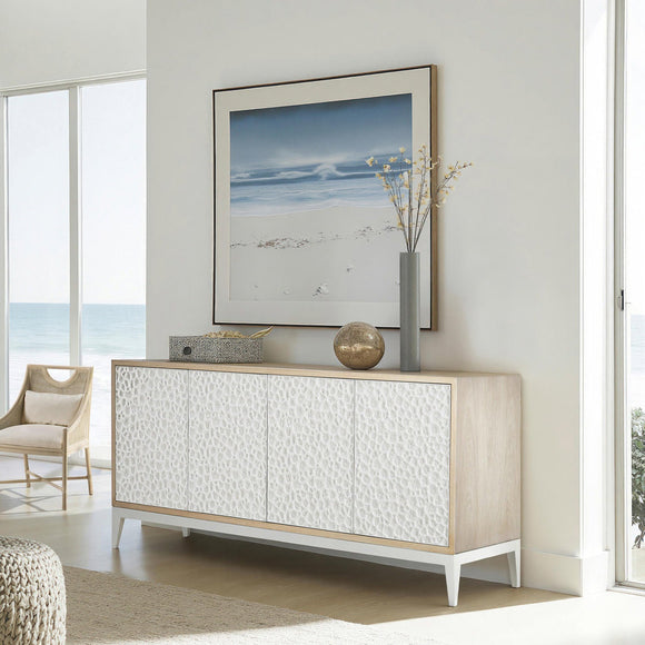 Water Pelagic Sculpted Credenza