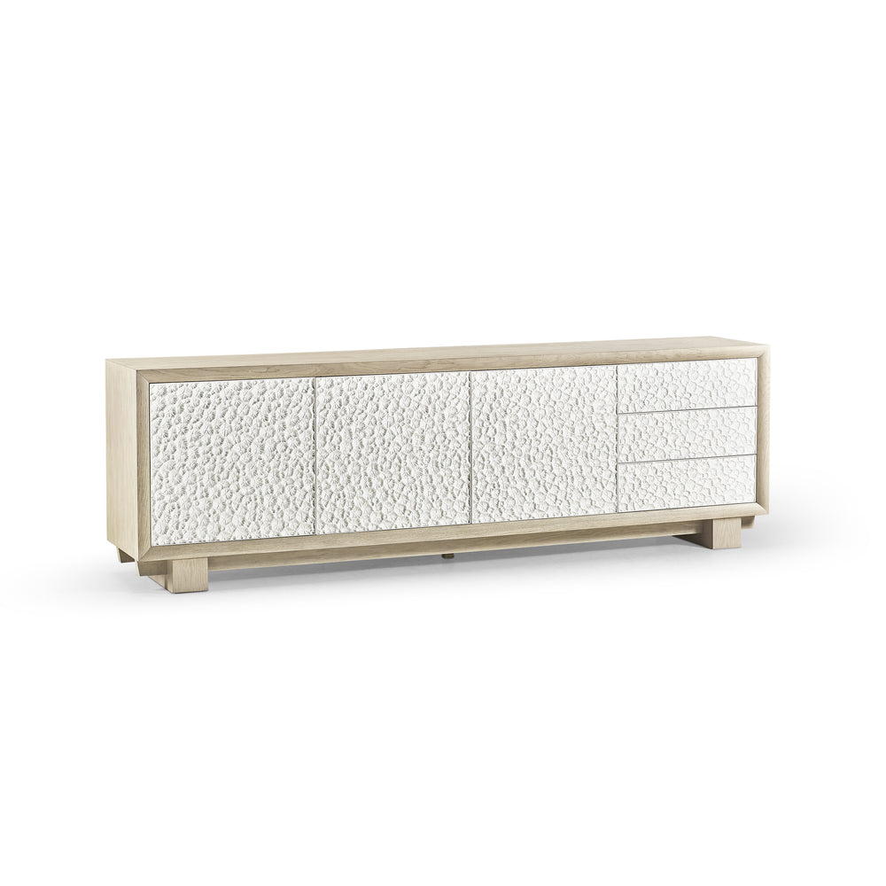Water Pelagic Sculpted Entertainment Console Table