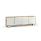 Water Pelagic Sculpted Entertainment Console Table