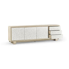 Water Pelagic Sculpted Entertainment Console Table
