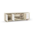 Water Pelagic Sculpted Entertainment Console Table
