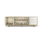 Water Pelagic Sculpted Entertainment Console Table