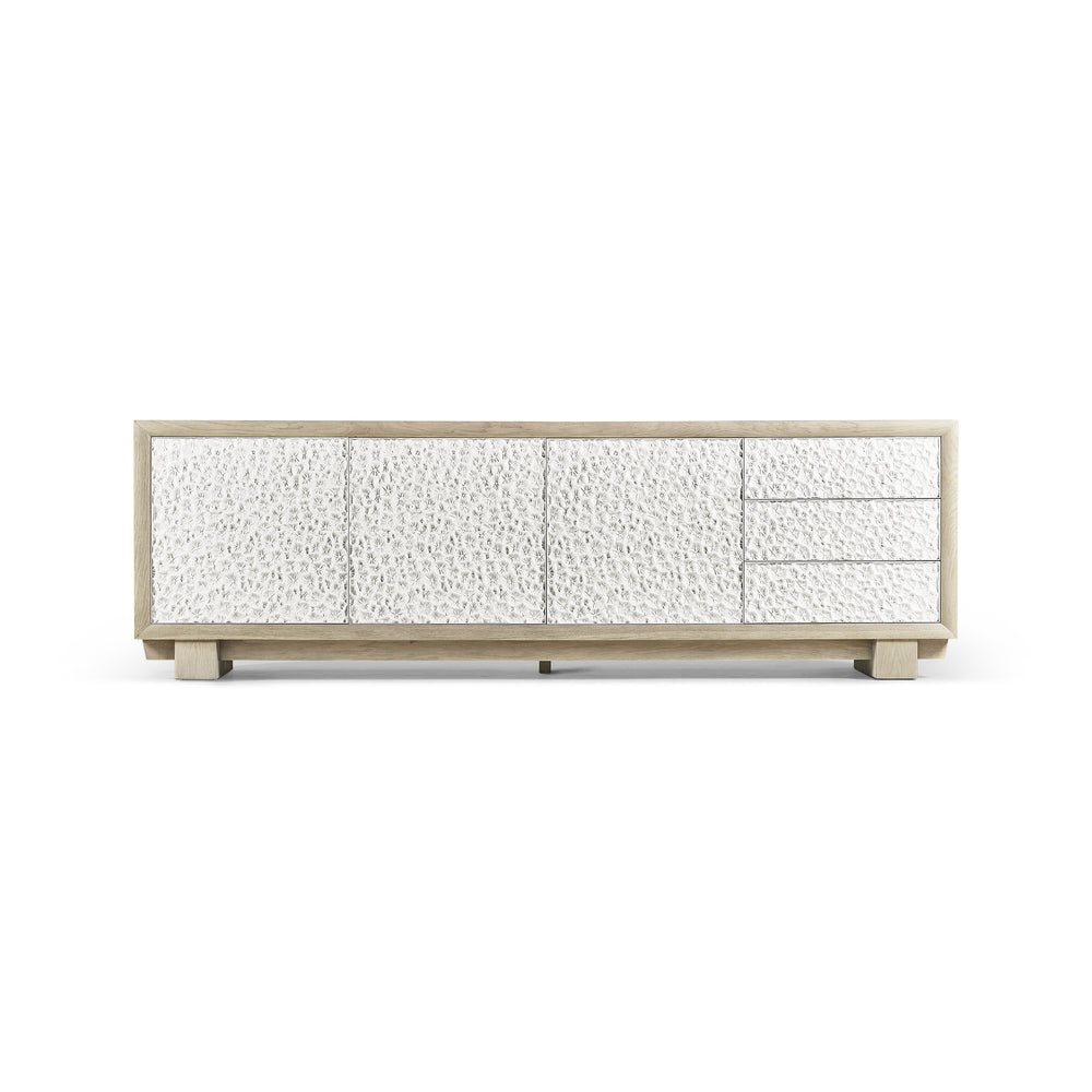 Water Pelagic Sculpted Entertainment Console Table
