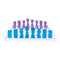 Acrylic Chess Set  option Blue / Purple