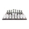 Acrylic Chess Set  option Smoke / Clear