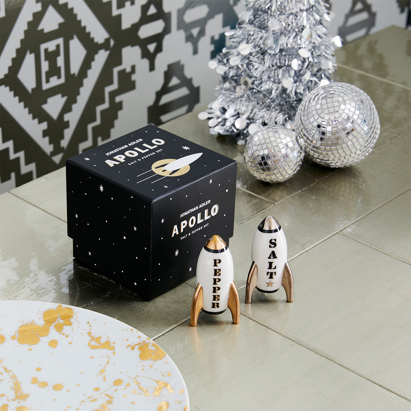 Jonathan Adler Apollo Salt & Pepper Shakers - Thumbnail 4