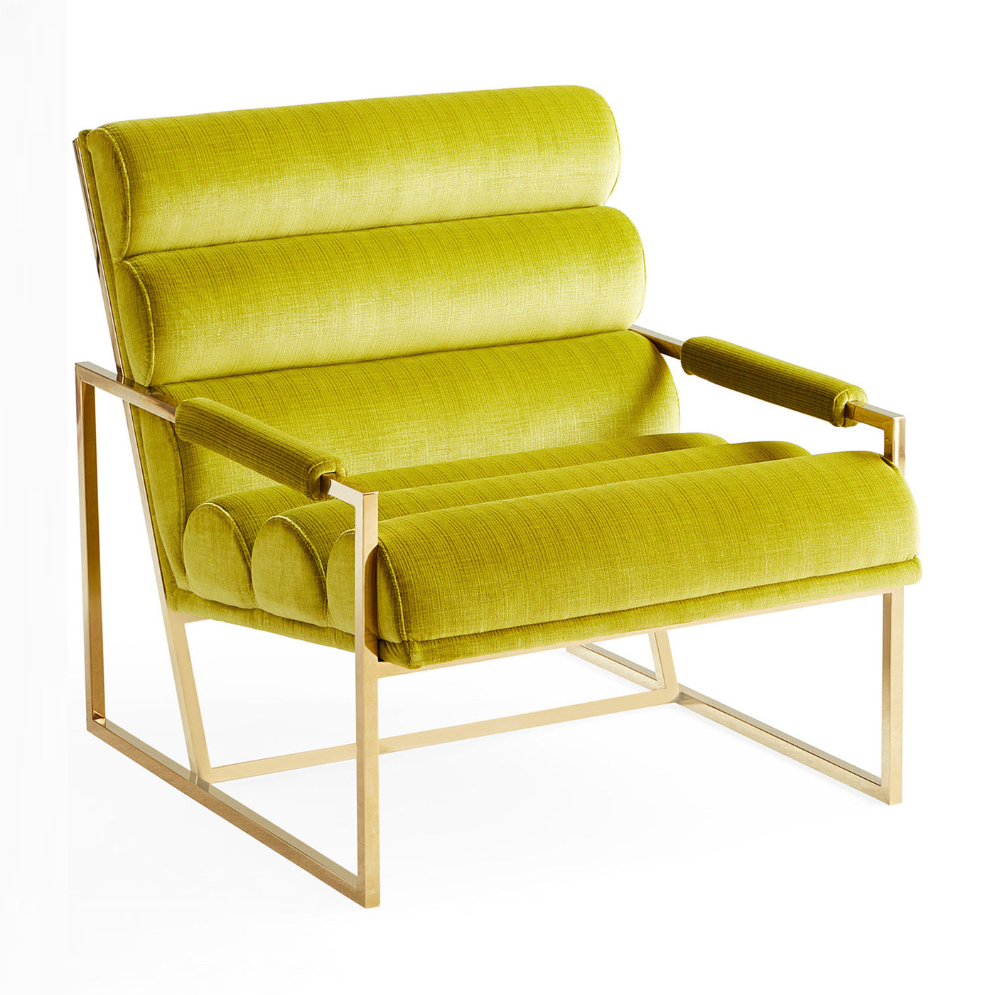 Jonathan Adler Channeled Goldfinger Lounge Chair - 2Modern