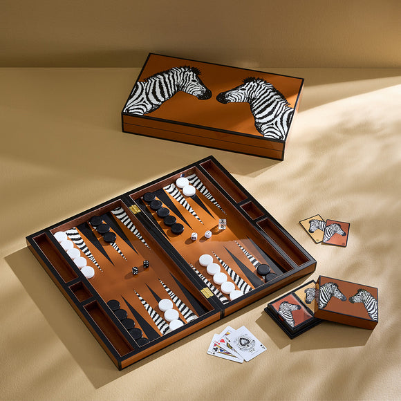 Jonathan Adler Zebra Backgammon Set - 2Modern