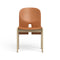 Scarpa 121 Dining Chair  option Natural Ash / Cognac Leather