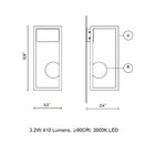Abachina Outdoor LED Wall Sconce