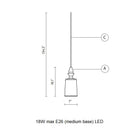 Alibaglass Pendant Light