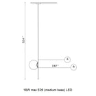 Atmosphere Outdoor Semi Flush Mount