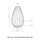 Cell Outdoor Floor Lamp