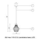 Ceraunavolta L Pendant Light
