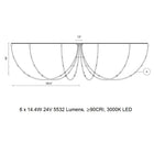 Leda 6-Light LED Pendant Light