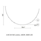 Leda V11 Outdoor LED Linear Pendant Light