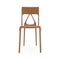 A.I. Lite Outdoor Dining Chair (Set of 2)  option Brown