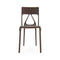 A.I. Lite Outdoor Dining Chair (Set of 2)  option Moka