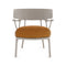 A.I. Lounge Chair  option Gray / Orange Boucle Riccio