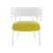 A.I. Lounge Chair  option White / Yellow Boucle Riccio