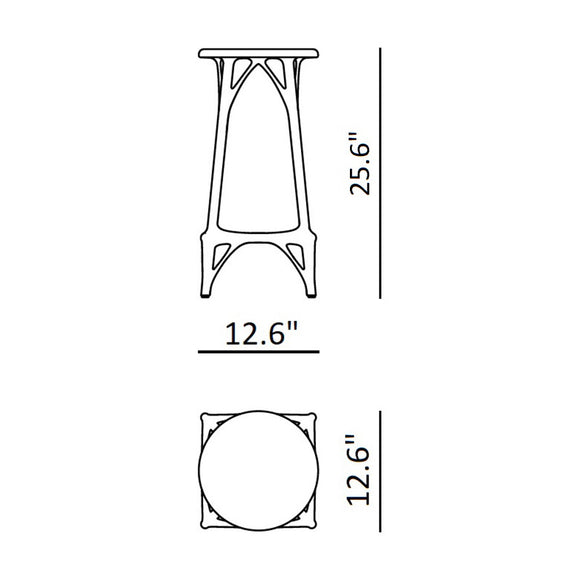 A.I. Outdoor Light Stool (Set of 2)
