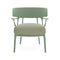 A.I. Outdoor Lounge Chair  option Green / Cream Green Twill