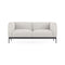 Asia 2-Seater Sofa  option Cotton Plain White