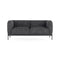 Asia 2-Seater Sofa  option Cotton Structure Black