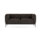 Asia 2-Seater Sofa  option Cotton Structure Grey / Black